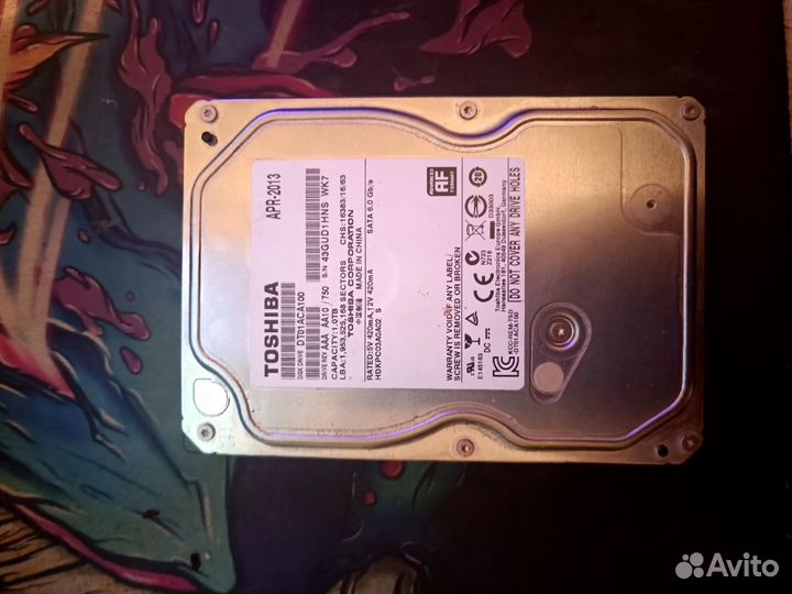 Жесткий диск 1 тб Toshiba