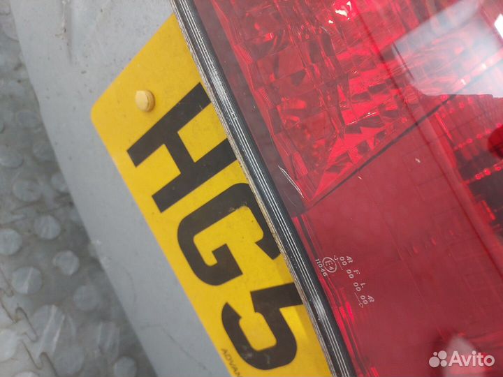 Подсветка номера Honda Civic, 2007