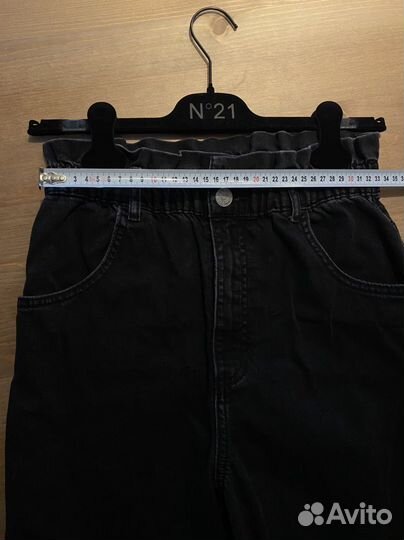 Джинсы zara mom fit xs