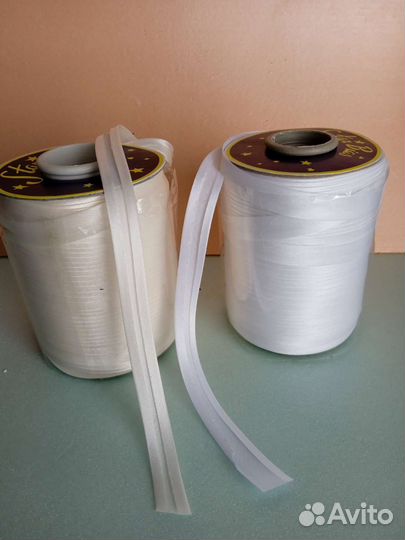 Косая бейка атласная