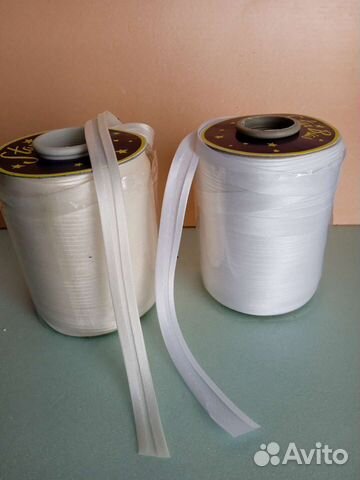 Косая бейка атласная