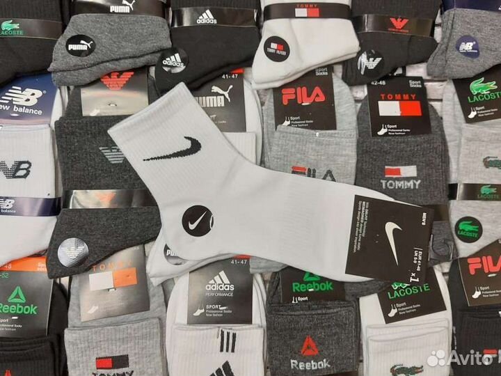 Носки Nike Adidas Puma Reebok