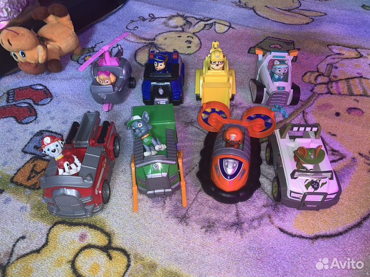 Машинки щенячий патруль оригинал