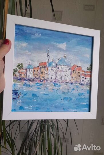 Картина маслом Венеция 