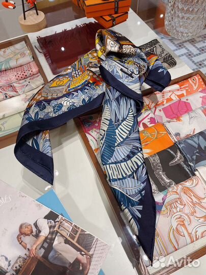 Шелковый платок hermes