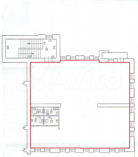 Помещение свободного назначения, 160 м²