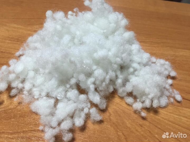 Холлофайбер в шариках и синтепух, наполнитель