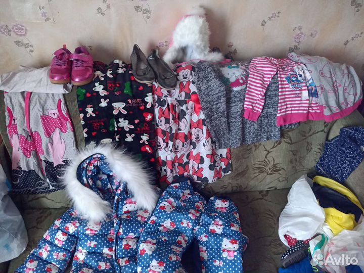 Вещи пакетом на девочку от 5до 8 лет