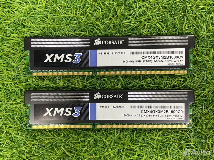 Комплект Corsair XMS3 4Gb (2 x 2 )