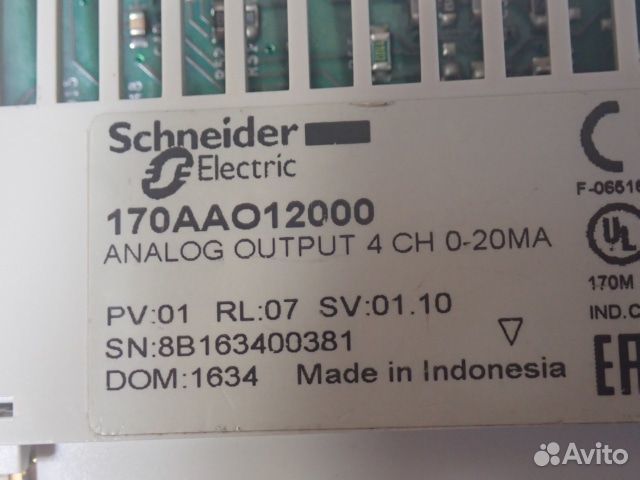 Модуль Schneider Electric 170AAO12000+170INT11000