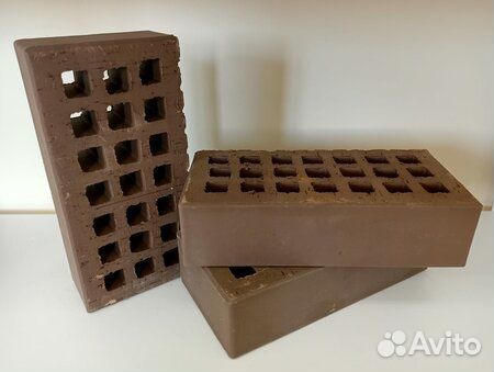 Кирпич керамический светло-коричневый флеш