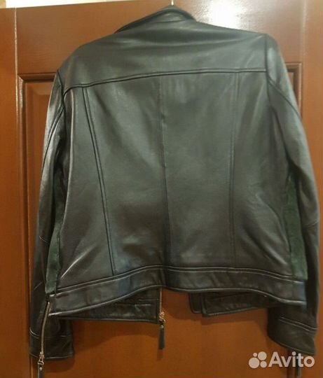 Кожаная куртка новая Mango