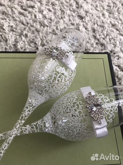 Свадебные бокалы новые
