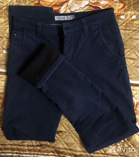 Брюки (джинсы-теплые)