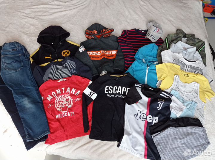 Вещи и обувь для мальчика 128