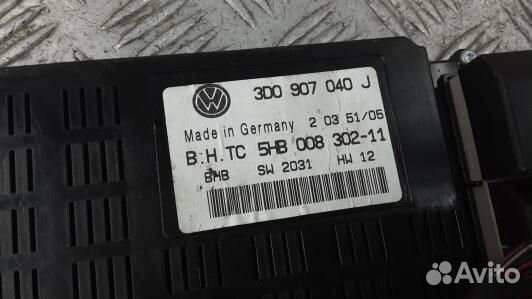 Блок управления печки и климат-контроля volkswagen