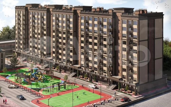 Квартира-студия, 44 м², 2/11 эт.