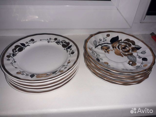 Блюдце и тарелка