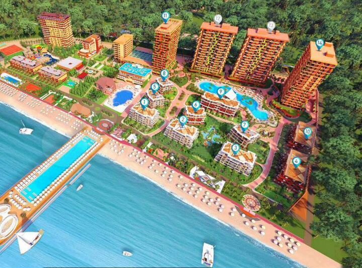 2-к. квартира, 62 м² (Грузия)
