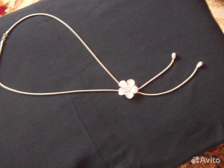 Серебряное колье