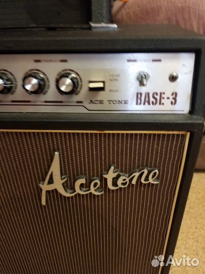 Ace tone base-3 tube combo amp japan 1960s