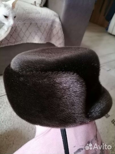 Норковая шапка мужская