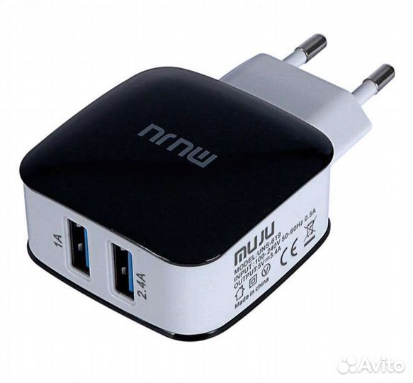 Зарядное устройство UNS-619 3.4A 2 USB