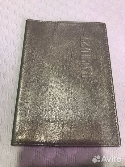 Обложка для паспорта натуральная кожа