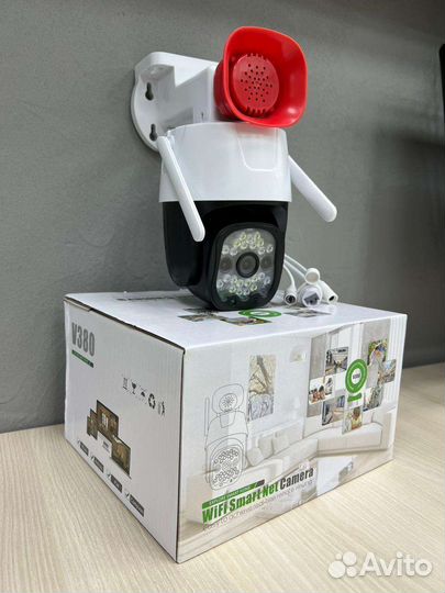 Уличная 4G камера с громкоговорителем