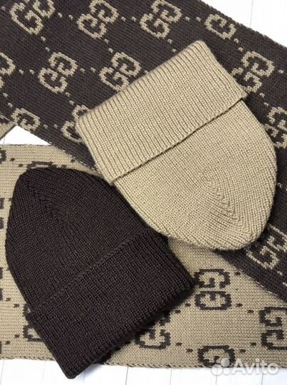 Палантин и шапка