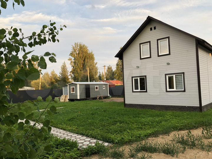 Коттедж 111 м² на участке 10 сот.