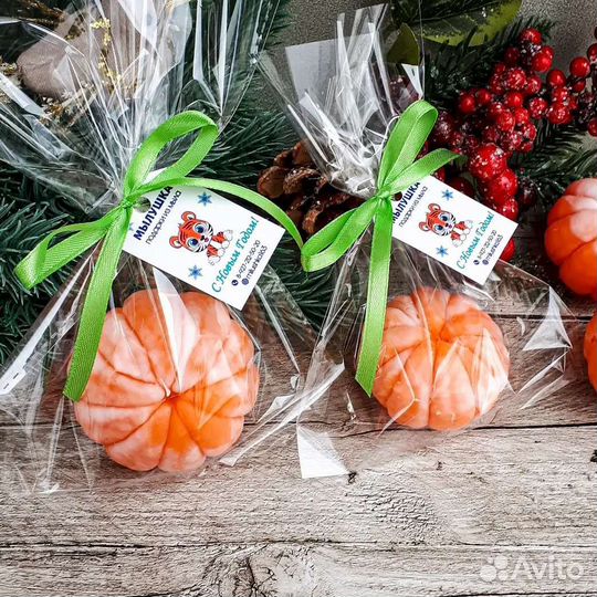 Мандарины из мыла