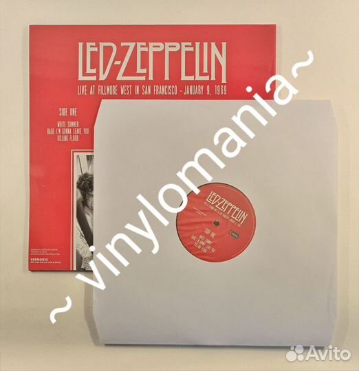 LP LED Zeppelin–Live AT Fillmore West in San Franc