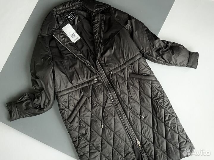 Плащ 44 новый стеганый Снежная Королева