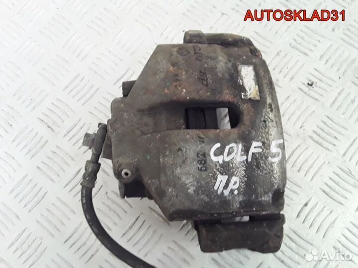Суппорт тормозной передний правый VW Golf Plus