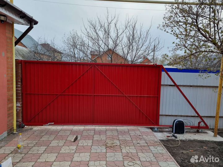 Откатные ворота сдвижные ворота