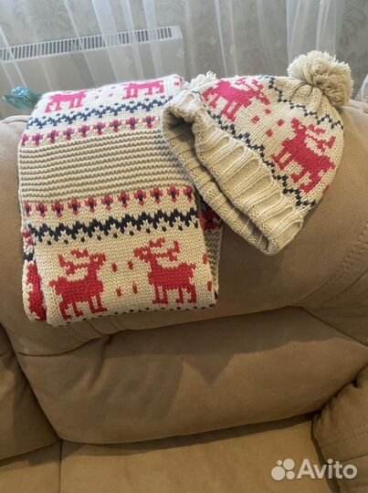 Шапка+ шарф