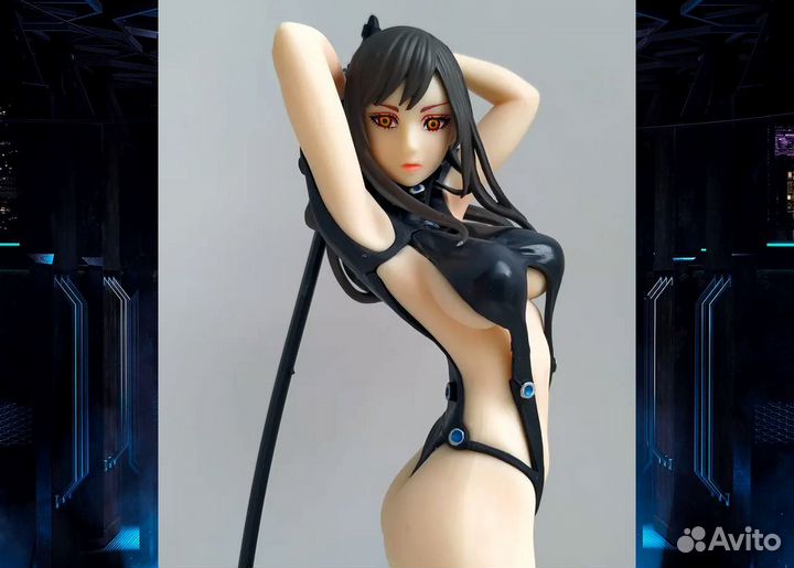 Фигурка аниме sexy ninja с поднятой катаной Gantz