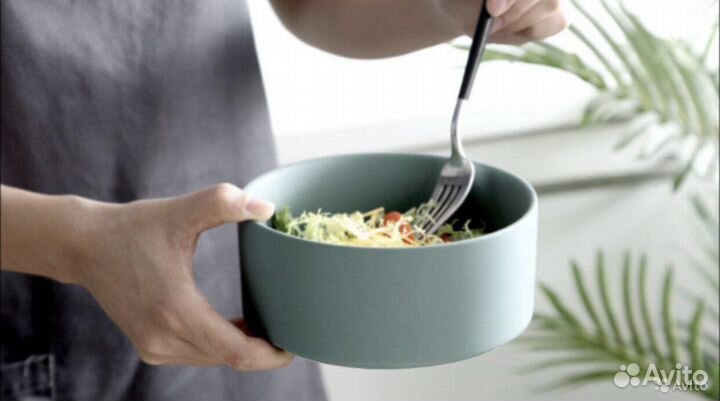 Пиалка на бамбуковой подставке