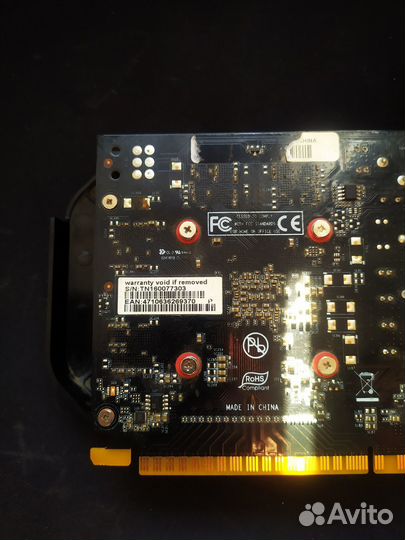 Видеокарта gtx 1050 ti 4 Gb palit