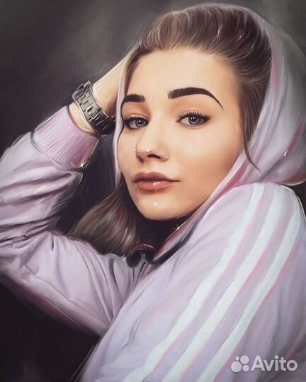 Цифровой рисунок с печатью на холсте, и не только