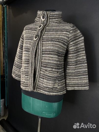 Свитер серый(черно-серо-белая)