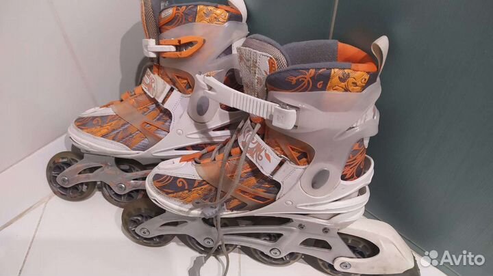 Ролики Re-action 37 р, Roces раздвижные р.30-35