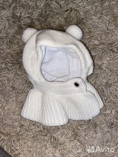 Шапочка-шлем новорожденному