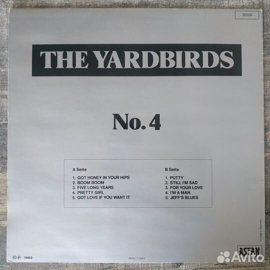 The Yardbirds - No. 4 (1982) LP