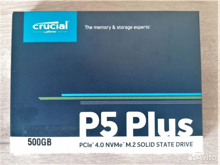 SSD накопитель Crucial P3, MX500, P5