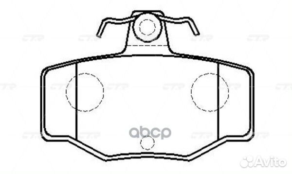 GK0852 колодки дисковые задние Nissan Primera1