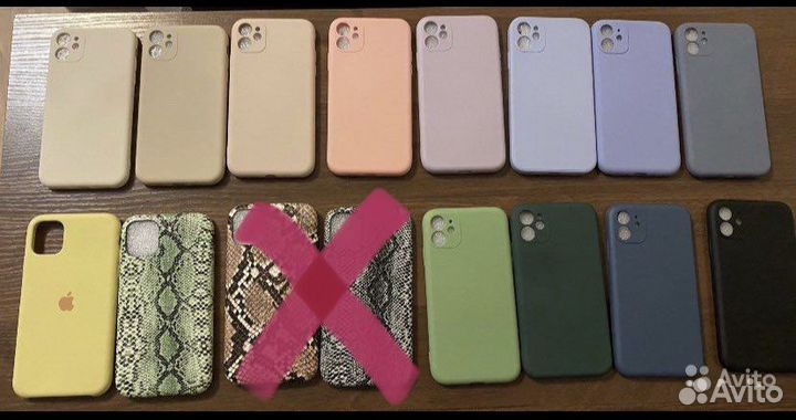 Силиконовые чехлы на айфон 11 новые