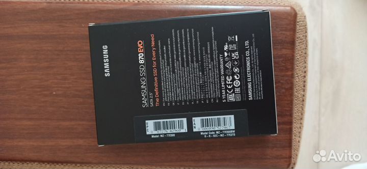 SSD Накопитель Samsung 870 EVO SSD 500 гб