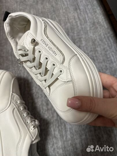 Кеды крассовки Кожа 38